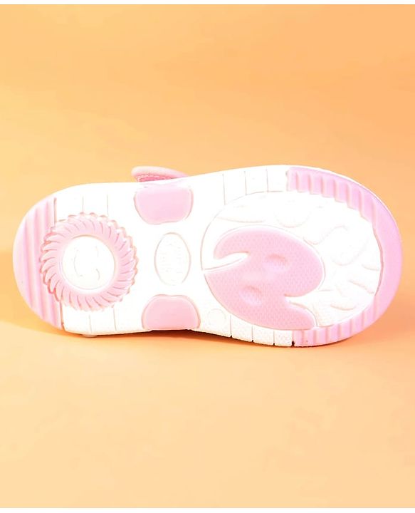 Cute Walk by Babyhug Velcro Closure Casual Shoes With Unicorn Print - Purple