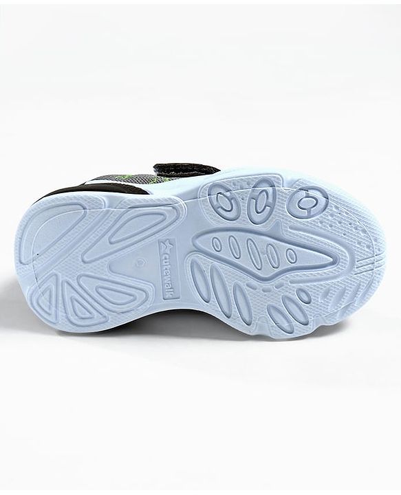 Cute Walk by Babyhug Sneaker Shoes With Velcro Closure & Astronaut Applique - Blue