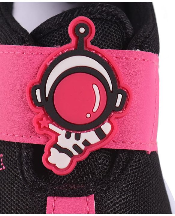 Cute Walk by Babyhug Sneaker Shoes With Velcro Closure & Astronaut Applique - Blue