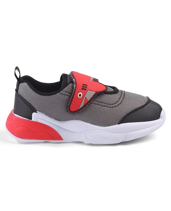 Cute Walk by Babyhug Velcro Closure Sneaker with Fish Applique - Blue