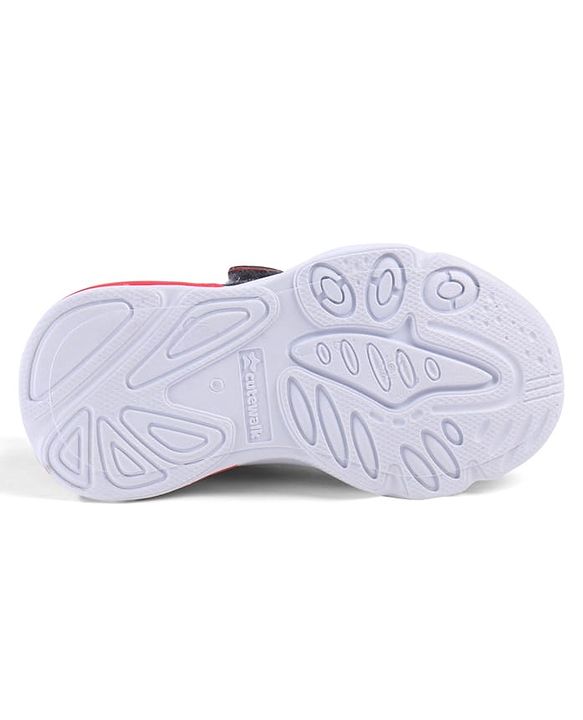 Cute Walk by Babyhug Velcro Closure Sneaker with Fish Applique - Blue