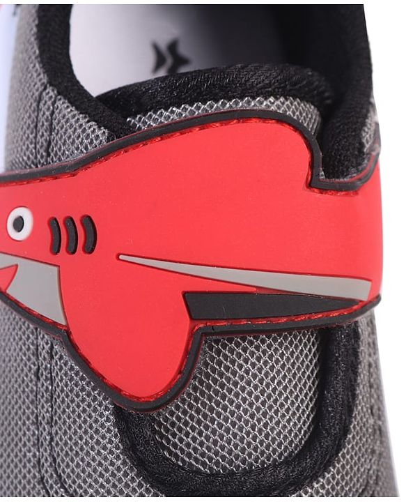 Cute Walk by Babyhug Velcro Closure Sneaker with Fish Applique - Blue