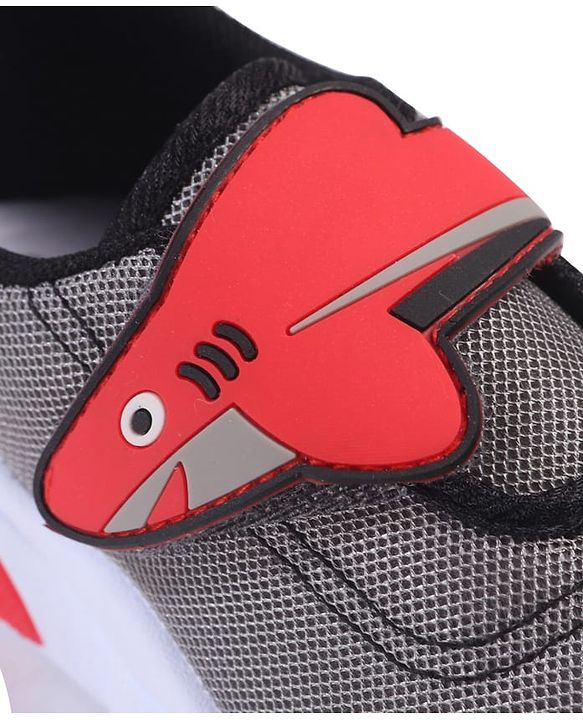 Cute Walk by Babyhug Velcro Closure Sneaker with Fish Applique - Blue