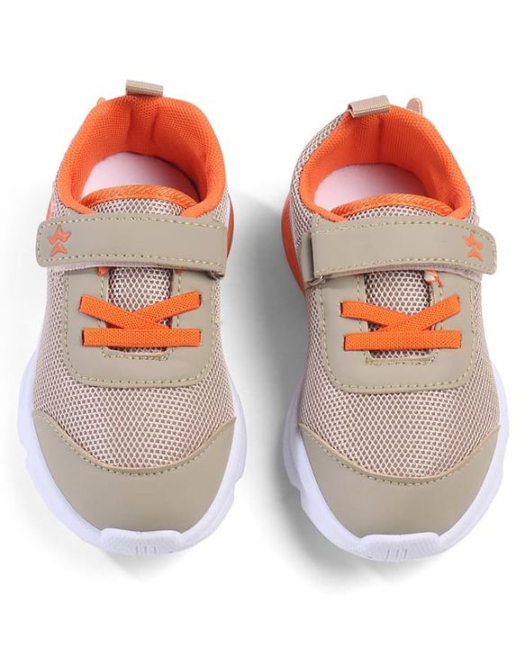 Cute Walk by Babyhug Velcro Closure Sneaker with Animal Applique - Blue