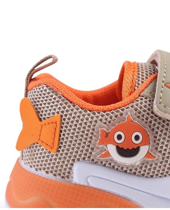Cute Walk by Babyhug Velcro Closure Sneaker with Animal Applique - Blue
