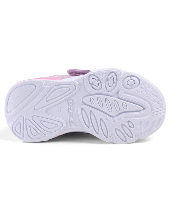 Cute Walk by Babyhug Velcro Closure Sneakers with Star Applique - Purple