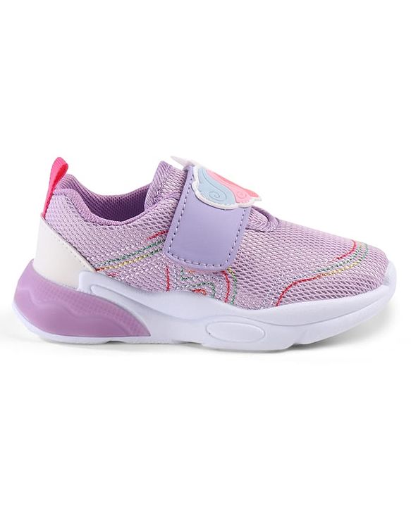 Cute Walk by Babyhug Velcro Closure Sneakers with Unicorn Applique - Mint
