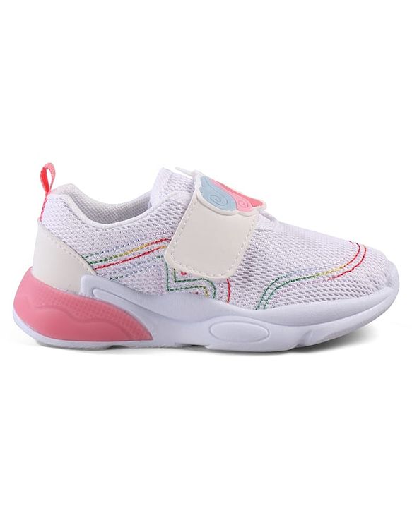 Cute Walk by Babyhug Velcro Closure Sneakers with Unicorn Applique - Mint