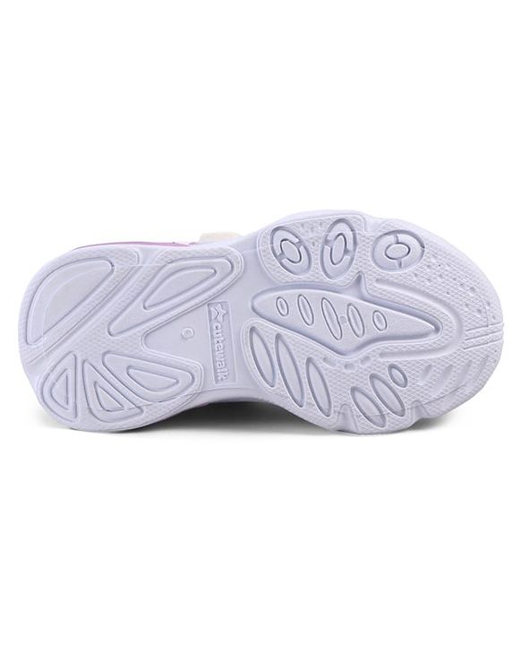 Cute Walk by Babyhug Velcro Closure Sneakers with Animal Applique - Pink