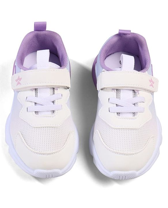 Cute Walk by Babyhug Velcro Closure Sneakers with Animal Applique - Pink