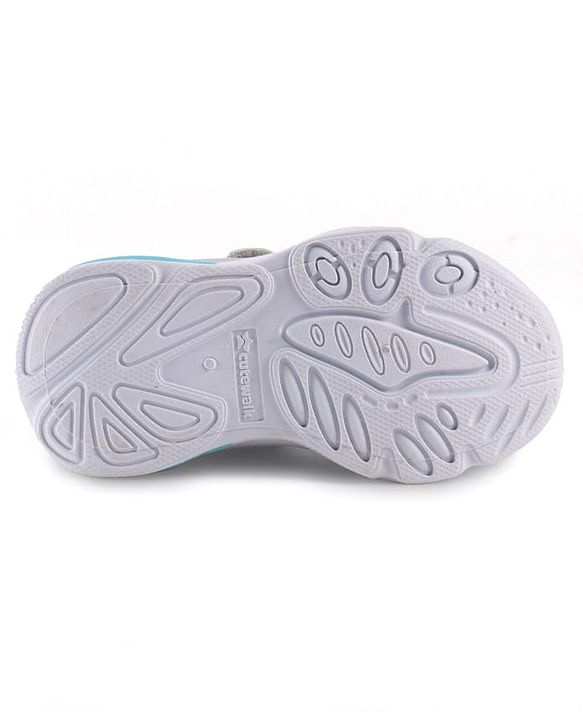 Cute Walk by Babyhug Sneaker Shoes With Velcro Closure - Grey