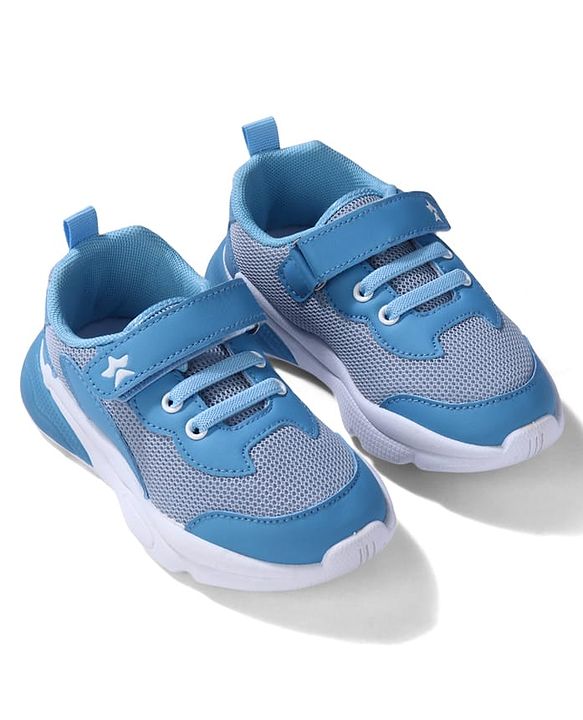 Cute Walk by Babyhug Sneaker Shoes With Velcro Closure - Grey