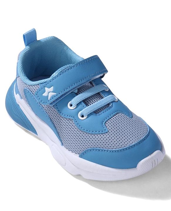 Cute Walk by Babyhug Sneaker Shoes With Velcro Closure - Grey