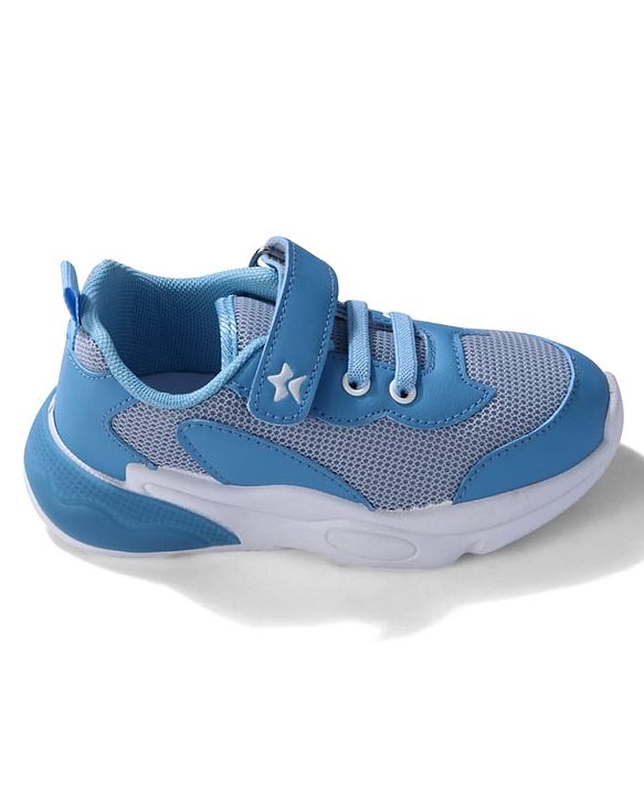 Cute Walk by Babyhug Sneaker Shoes With Velcro Closure - Grey