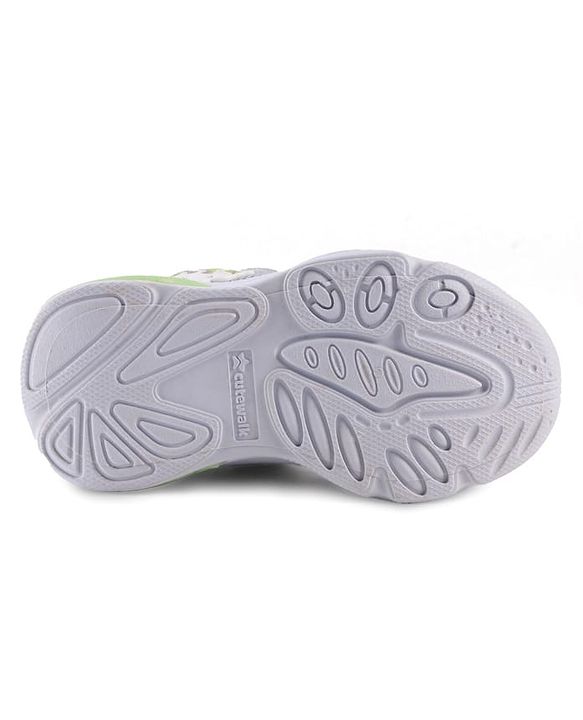 Cute Walk by Babyhug Sneaker Shoes With Animal Applique & Velcro Closure - Grey