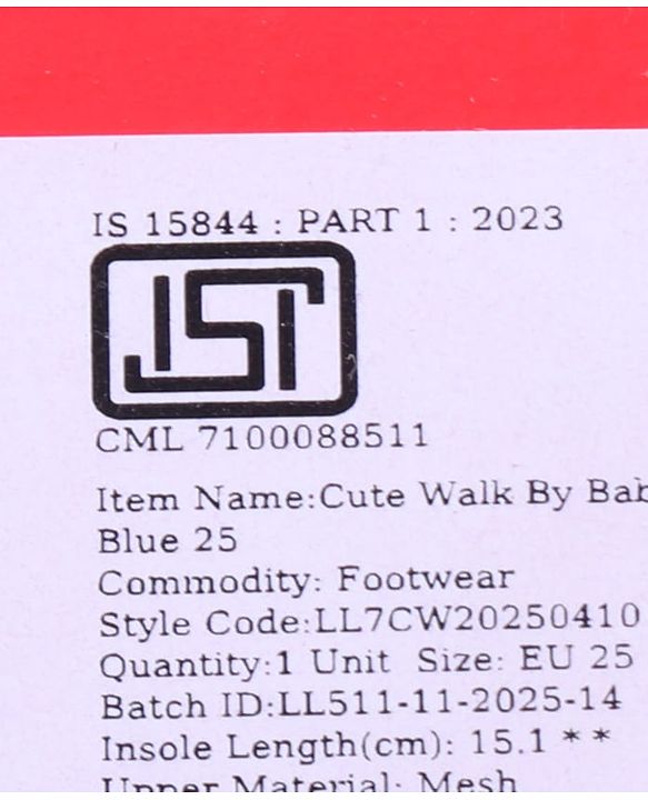 Cute Walk by Babyhug Velcro Closure Sneakers with Dino Applique - Blue