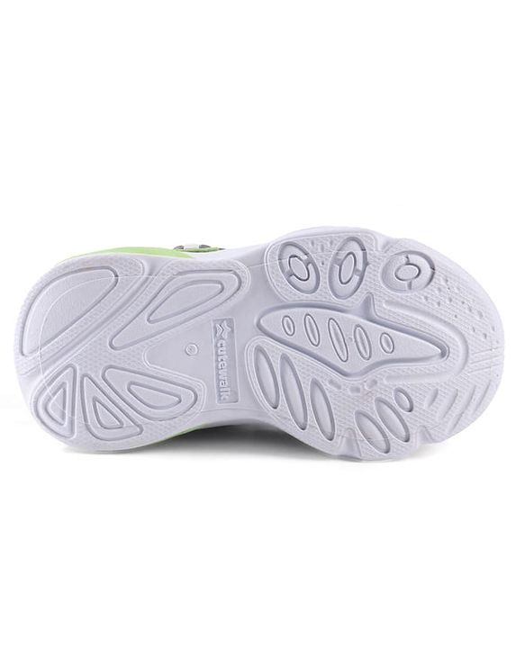 Cute Walk by Babyhug Velcro Closure Sneaker with Ball Applique - Navy Blue