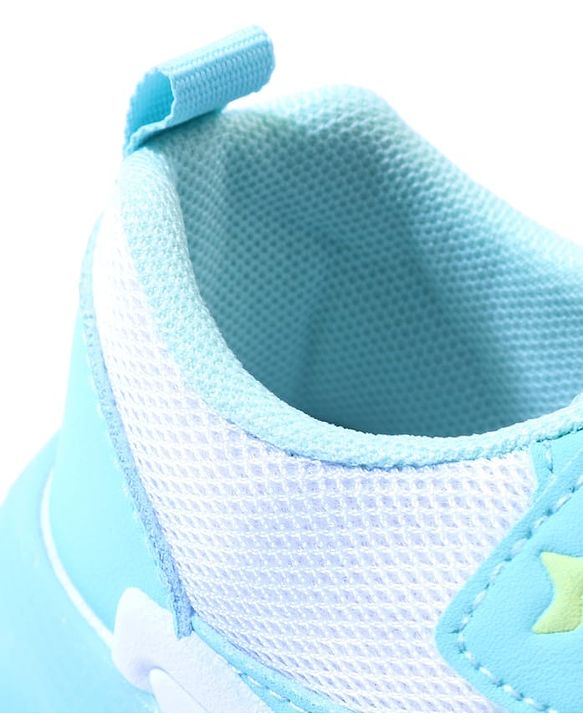 Cute Walk by Babyhug Velcro Closure Sneaker with Heart Applique - Sea Green
