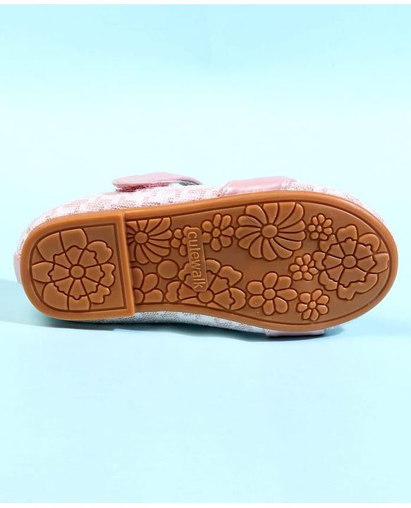 Cute Walk by Babyhug Ballerina With Bow Applique - Pink