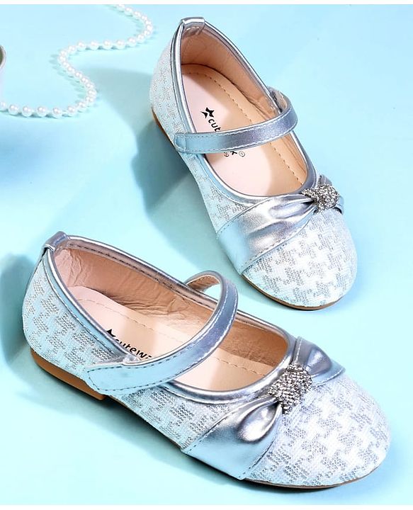 Cute Walk by Babyhug Ballerina With Bow Applique - Pink