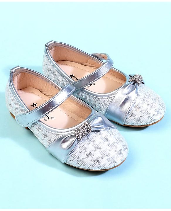 Cute Walk by Babyhug Ballerina With Bow Applique - Pink