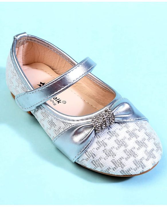 Cute Walk by Babyhug Ballerina With Bow Applique - Pink