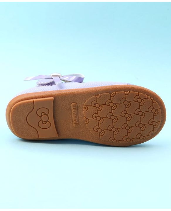 Cute Walk by Babyhug Ballerina with Velcro Closure & Heart Applique - Pink