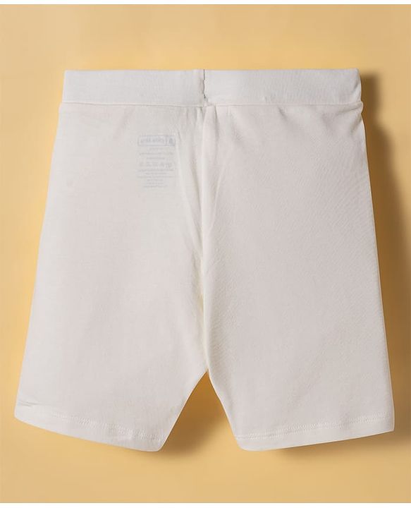 Pine Kids Cotton Lycra Knit Solid Colour Cycling Shorts Pack Of 3 (Colour May Vary)