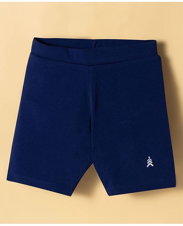 Pine Kids Cotton Lycra Knit Solid Colour Cycling Shorts Pack Of 3 (Colour May Vary)