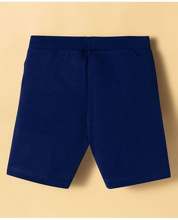 Pine Kids Cotton Lycra Knit Solid Colour Cycling Shorts Pack Of 3 (Colour May Vary)