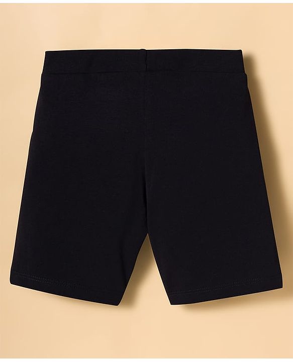 Pine Kids Cotton Lycra Knit Solid Colour Cycling Shorts Pack Of 3 (Colour May Vary)