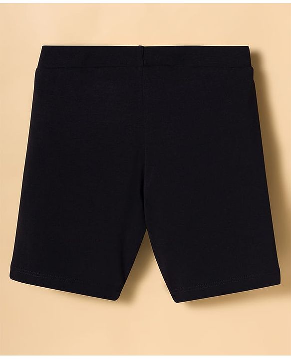 Pine Kids Cotton Lycra Knit Above Knee Length Solid Colour Shorts Pack Of 3 - Colour May Vary