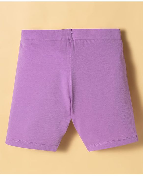Pine Kids Cotton Lycra Knit Above Knee Length Shorts Pack Of 3 - Colour May Vary
