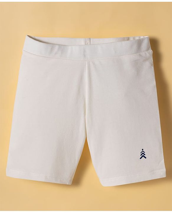 Pine Kids Cotton Lycra Knit Above Knee Length Shorts Pack Of 3 - Colour May Vary