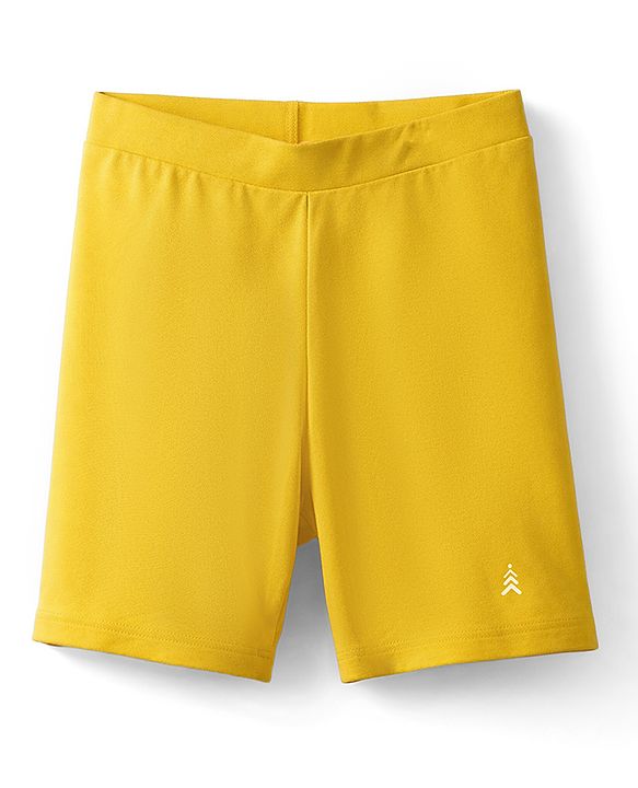 Pine Kids Cotton Lycra Knit Above Knee Length Cycling Short Pack Of 3 (Colour May Vary)