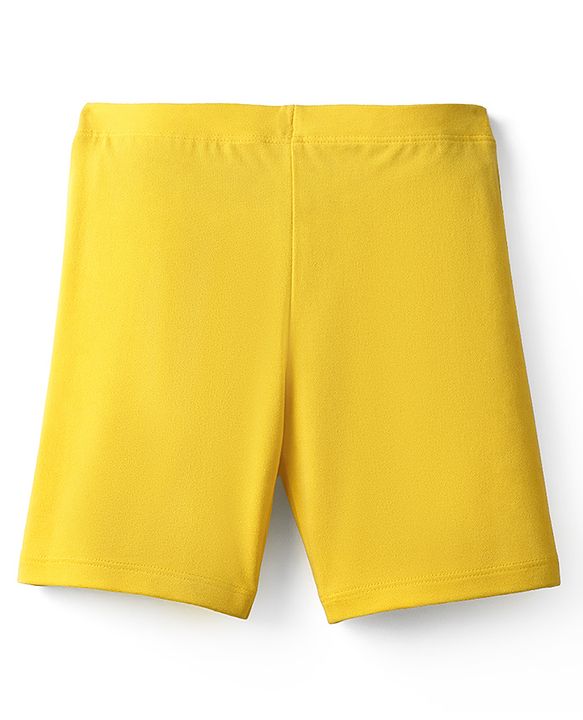 Pine Kids Cotton Lycra Knit Above Knee Length Cycling Short Pack Of 3 (Colour May Vary)