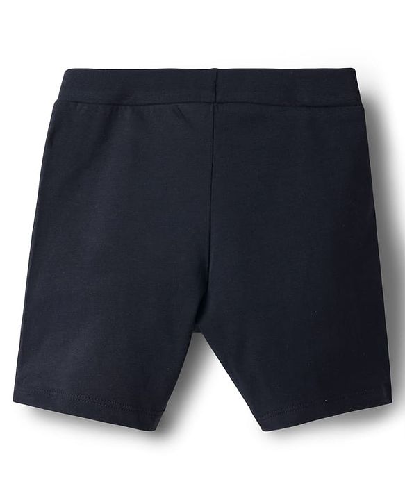 Pine Kids Cotton Lycra Knit Solid Colour Cycling Shorts Pack Of 3 - Black
