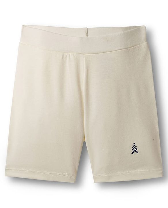 Pine Kids Cotton Lycra Knit Solid Colour Cycling Shorts (Colour May Vary)