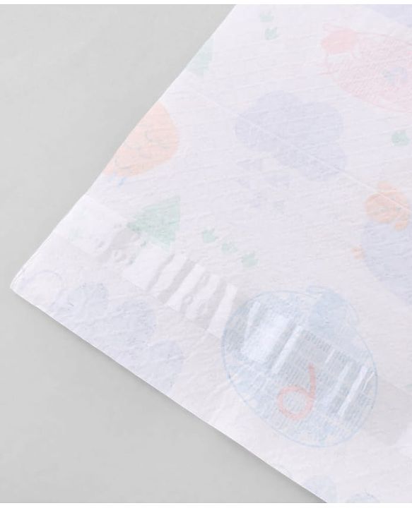 Babyhug Triple Layer Disposable Feeding Bibs Pack of 30| Waterproof| Crumb Catcher Pocket| Travel Friendly| Hygienic & Easy to Wear| Single Use Bibs for 6+ Months Babies