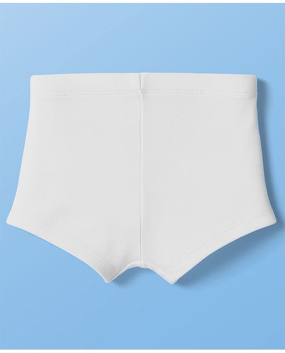 Pine Kids Cotton Elastane Hipster With Logo Print Pack Of 3 - White