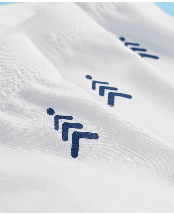 Pine Kids Cotton Elastane Hipster With Logo Print Pack Of 3 - White