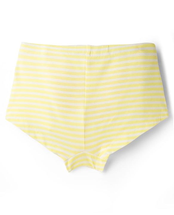Pine Kids Cotton Knit Striped & Polka Dots Printed Panties Pack Of 3 ( Colour May Vary )
