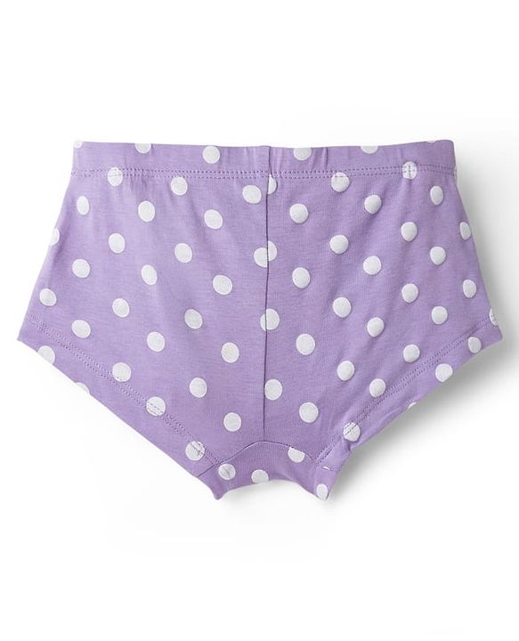 Pine Kids Cotton Knit Striped & Polka Dots Printed Panties Pack Of 3 ( Colour May Vary )