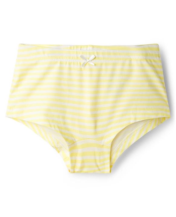 Pine Kids Cotton Knit Striped & Polka Dots Printed Panties Pack Of 3 ( Colour May Vary )