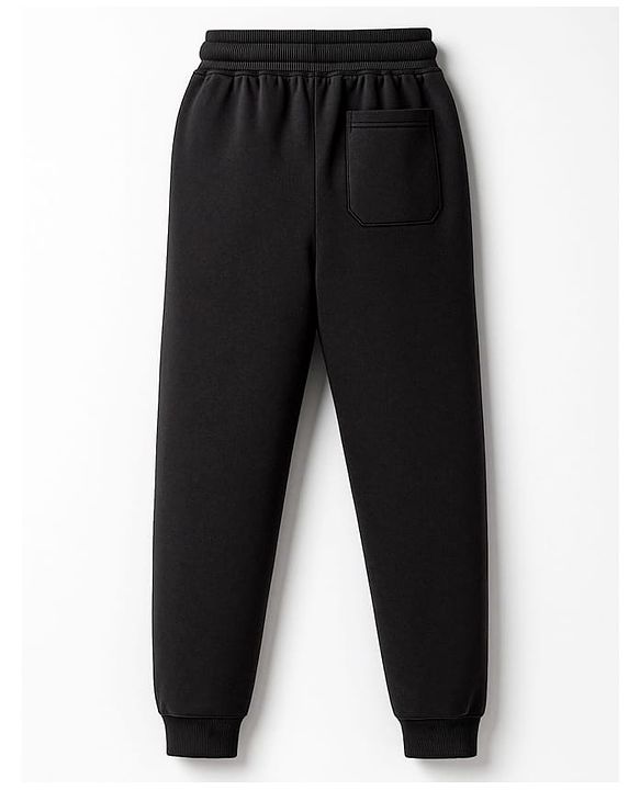 Pine Kids Cotton Knit Half Sleeves T-Shirt & Joggers Set With Future Print - Black