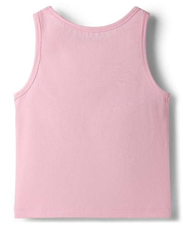 Pine Kids Cotton Lycra Knit Sleeveless Vests with Floral Print Pack of 3 (Color May Vary)