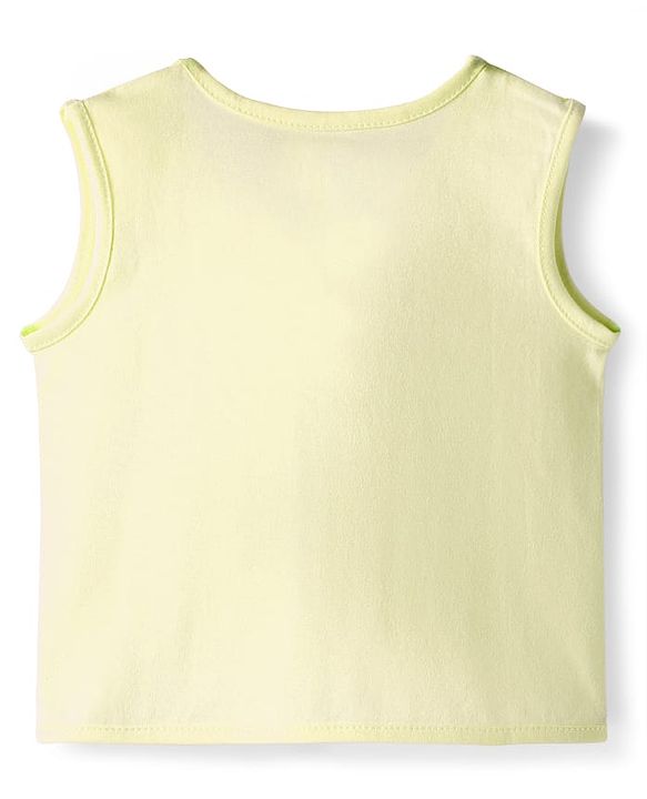 Babyhug Interlock Knit Sleeveless Solid Colour Jhablas Pack Of 5 - Multicolour