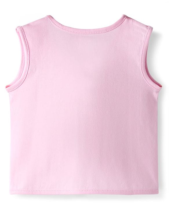 Babyhug Interlock Knit Sleeveless Solid Colour Jhablas Pack Of 5 - Multicolour