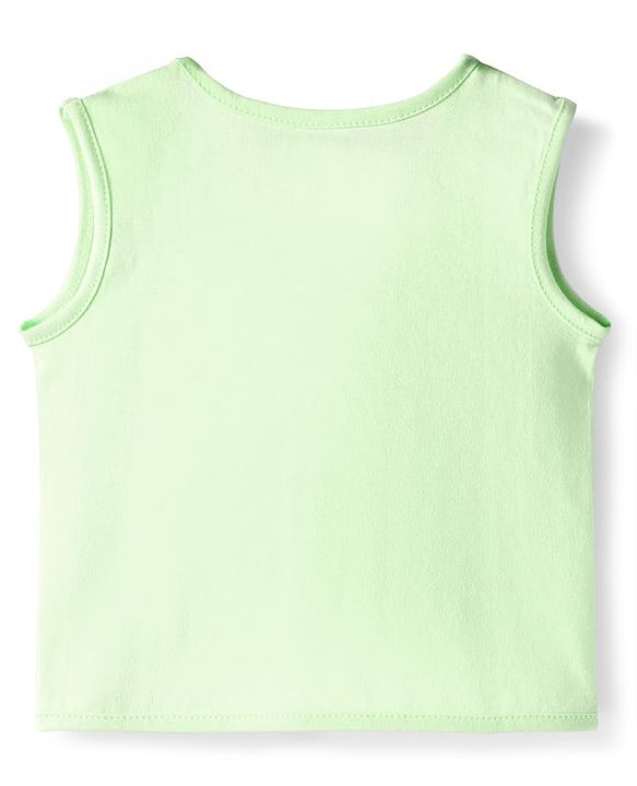 Babyhug Interlock Knit Sleeveless Solid Colour Jhablas Pack Of 5 - Multicolour