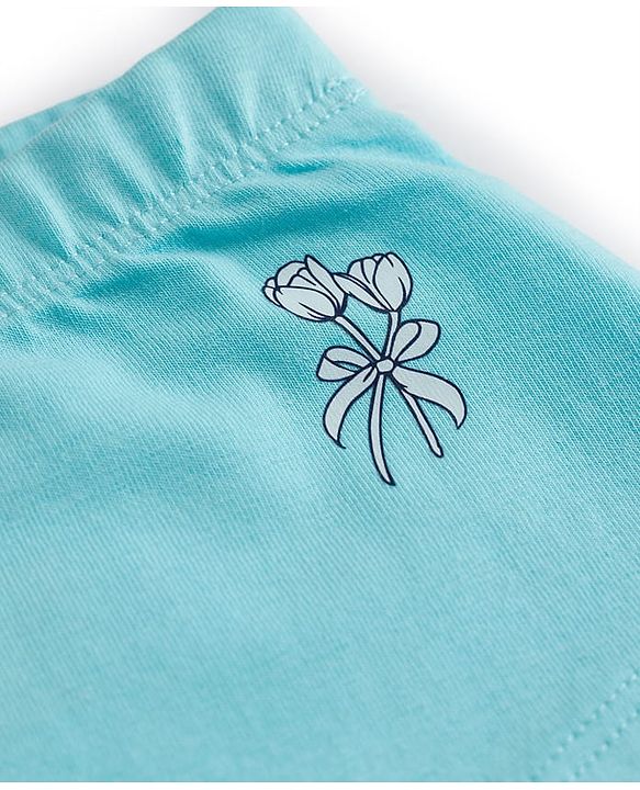 Pine Kids Cotton Elastane Knit Hipster with Bow Print Pack of 3 - ( Colour May Vary)